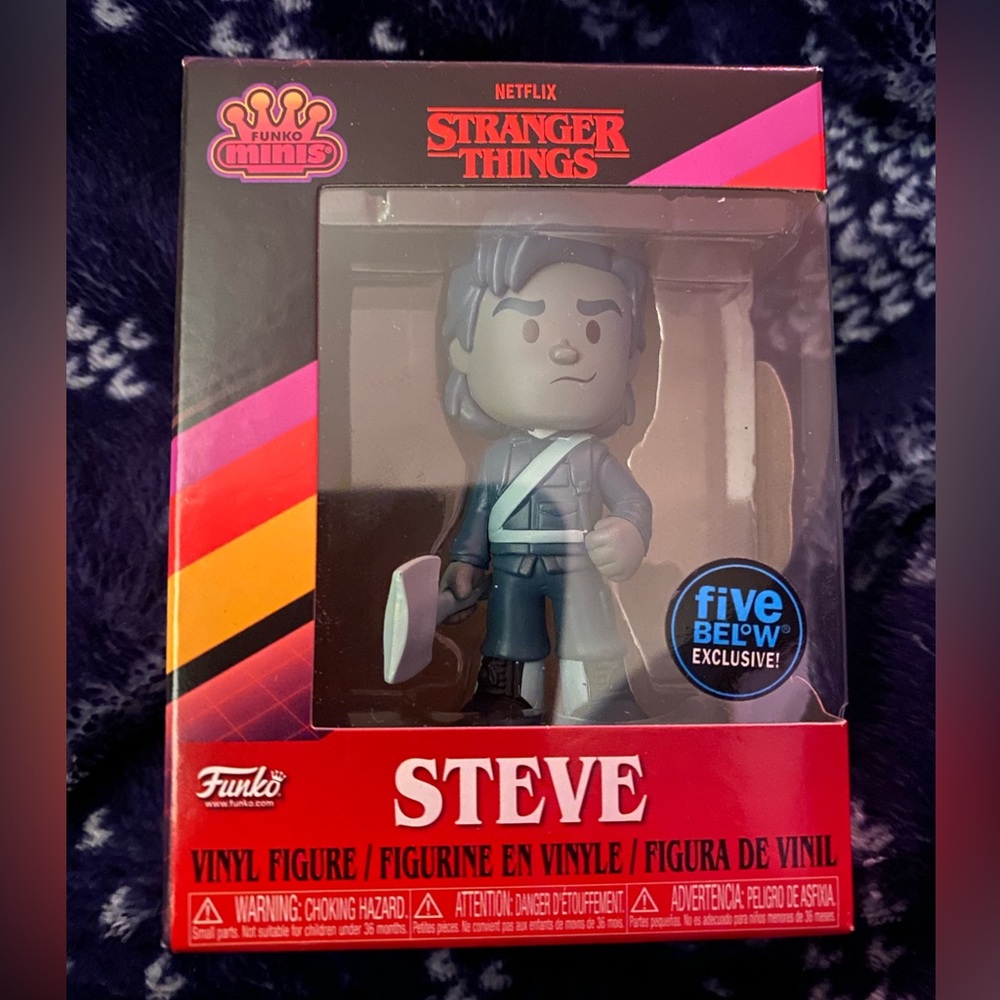 Funko Stranger Things Steve Harrington Five Below Chase Exclusive Vinyl Figure